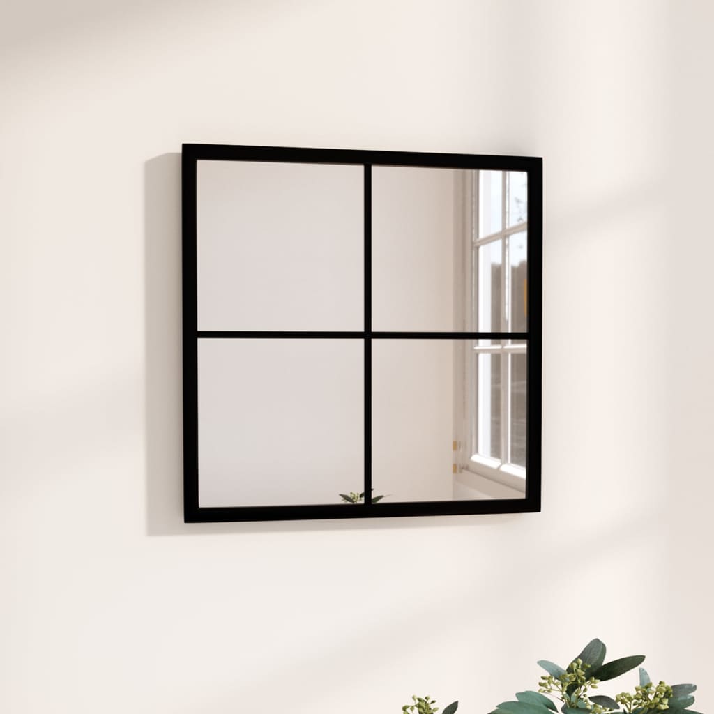 vidaXL Window Mirror Wall Mirror Decorative Hall Mirror for Bathroom Metal-8