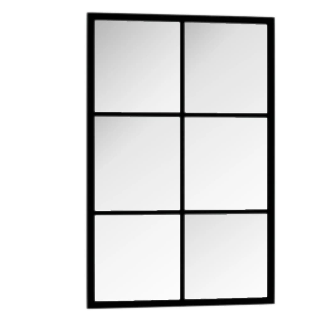 vidaXL Window Mirror Wall Mirror Decorative Hall Mirror for Bathroom Metal-4