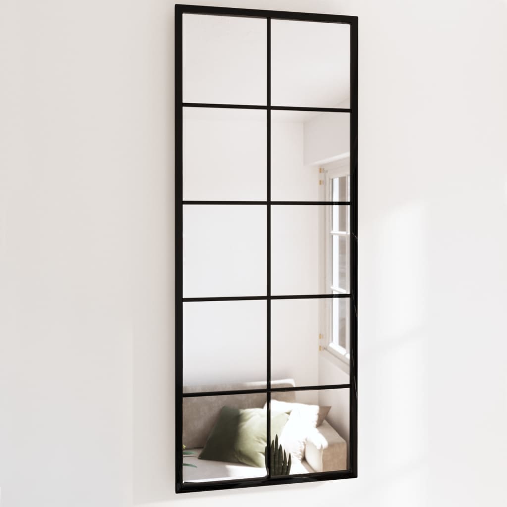 vidaXL Window Mirror Wall Mirror Decorative Hall Mirror for Bathroom Metal-7