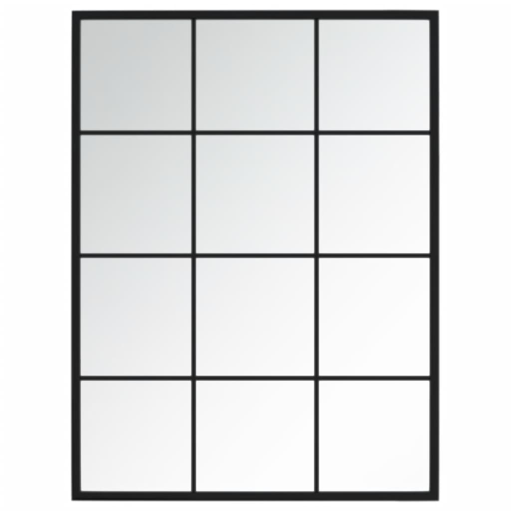 vidaXL Window Mirror Wall Mirror Decorative Hall Mirror for Bathroom Metal-2