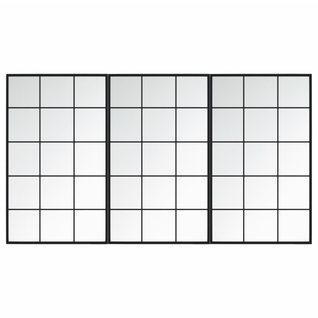 vidaXL Window Mirror Wall Mirror Decorative Hall Mirror for Bathroom Metal-3