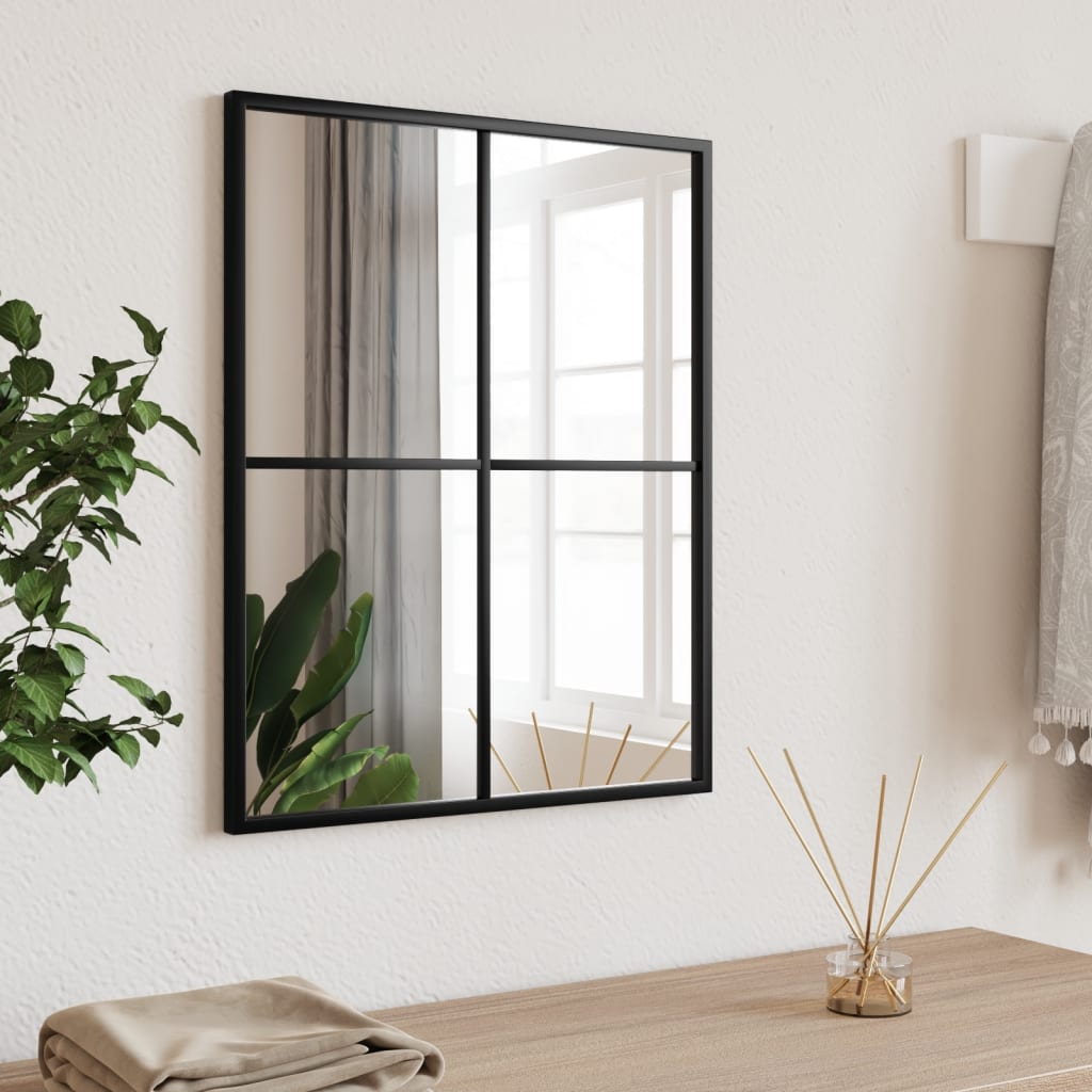 vidaXL Window Mirror Wall Mirror Decorative Hall Mirror for Bathroom Metal-20
