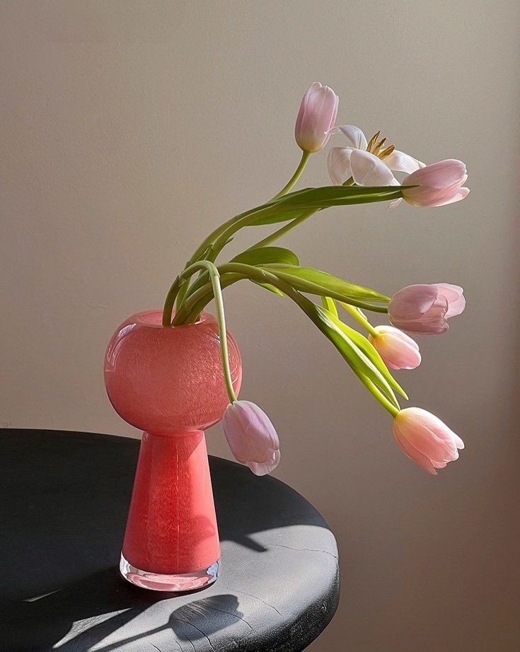 Retro Color Glazed Decorative Vase - Unique Glass Vase Decor-2